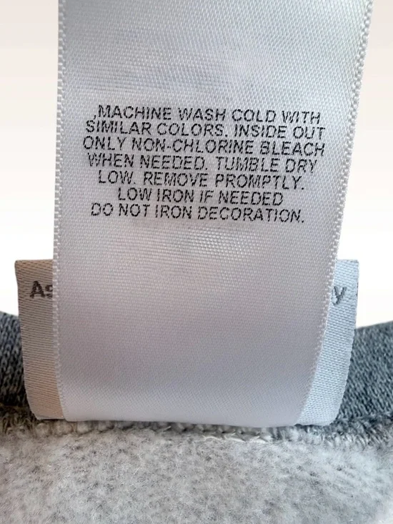 Disney Parks Disneyland Mickey Mouse Gray Crewneck Pullover Sweatshirt Unisex XL - Picture 8 of 8